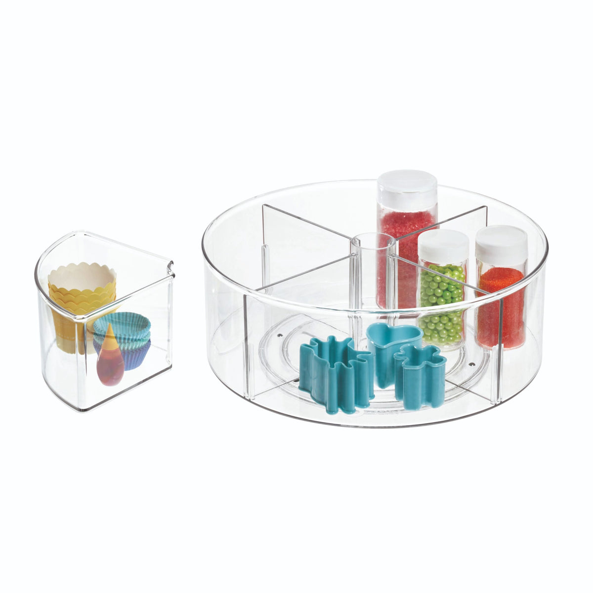 iDesign x The Home Edit – Divided Lazy Susan – 03977CEU – detail view 4