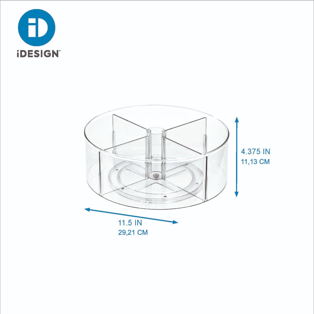 iDesign x The Home Edit – Divided Lazy Susan – 03977CEU – detail view 2