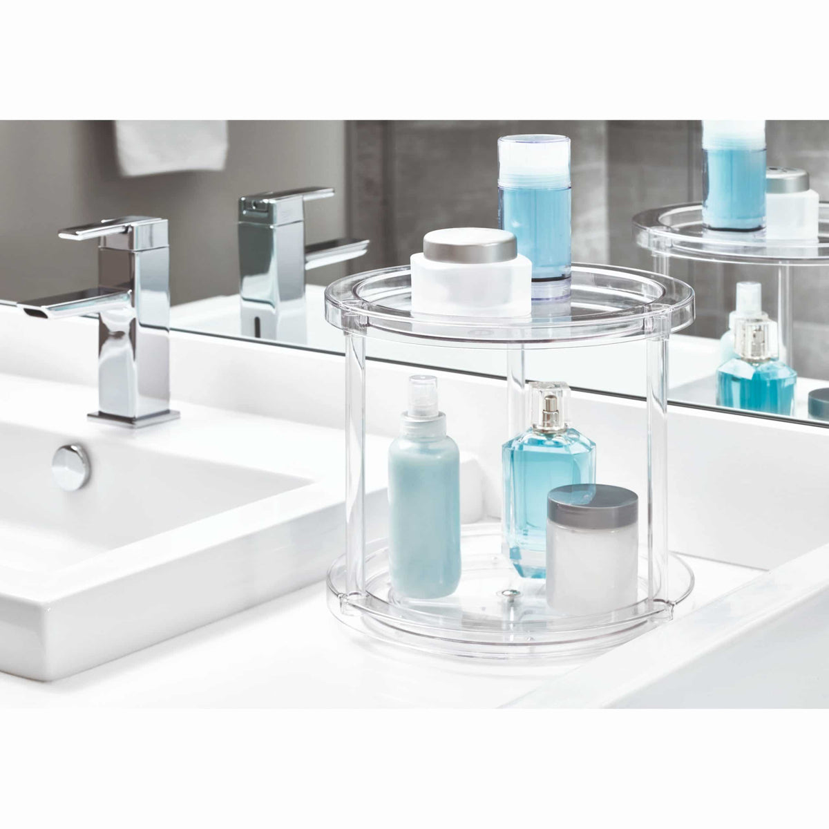 iDesign x The Home Edit – Lazy Susan tiered – 03979CEU – detail view 6