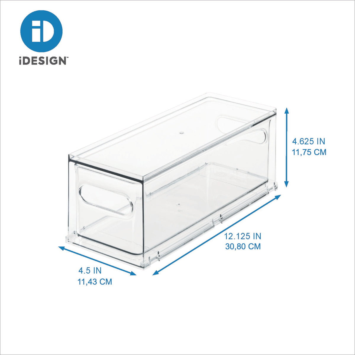 iDesign x The Home Edit – Multipurpose narrow pull-out box – – detail view 2
