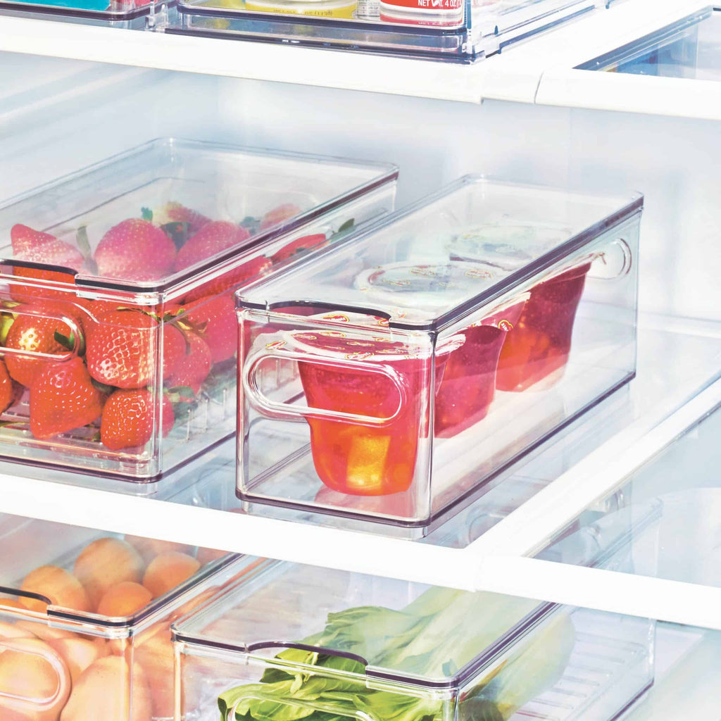 iDesign x The Home Edit – Narrow box for fridge with lid – – detail view 5