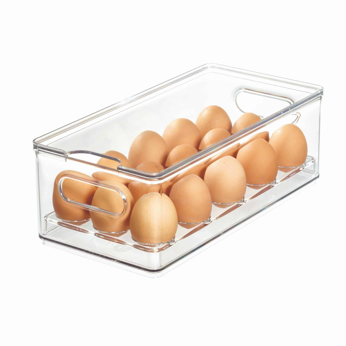 iDesign x The Home Edit – Box for eggs for fridge with lid – – detail view 3
