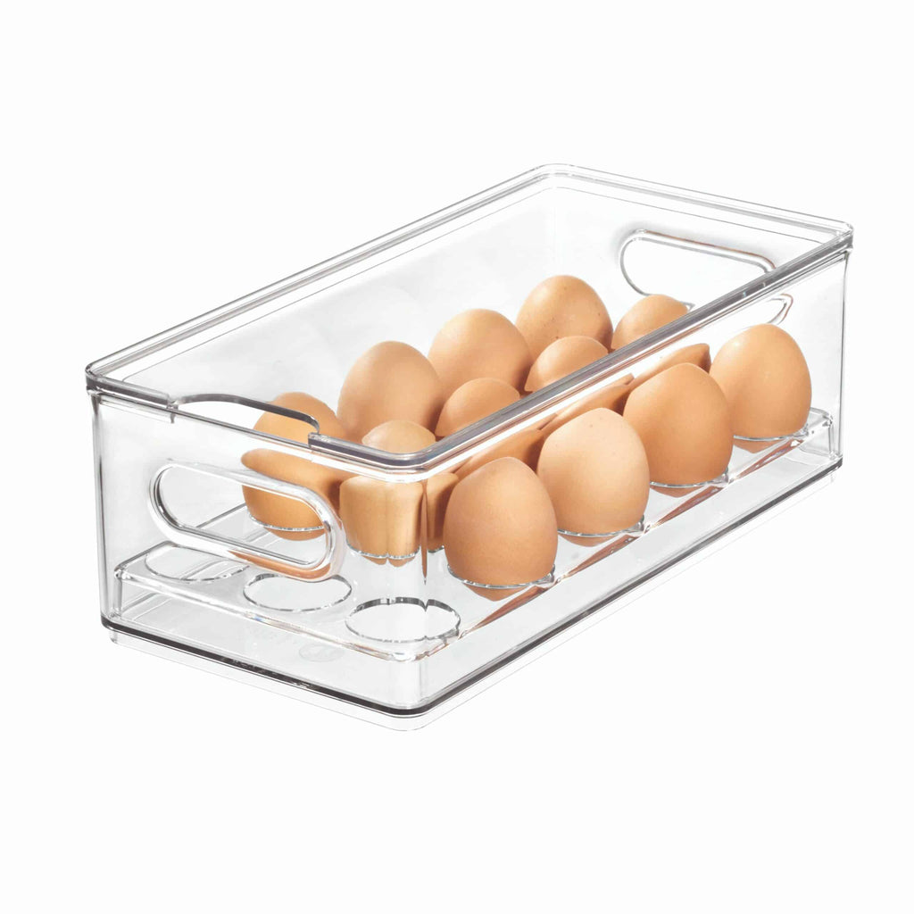 iDesign x The Home Edit – Box for eggs for fridge with lid – – detail view 4