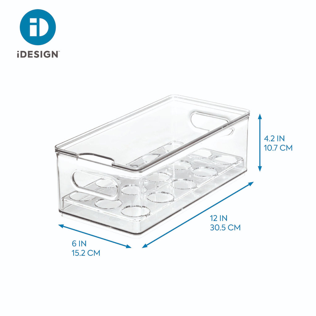 iDesign x The Home Edit – Box for eggs for fridge with lid – – detail view 2
