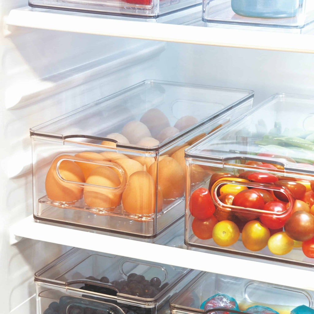 iDesign x The Home Edit – Box for eggs for fridge with lid – – detail view 5