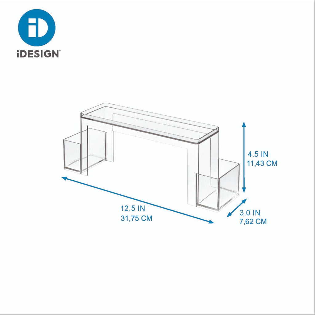 iDesign x The Home Edit – Two-tier organizer for narrow – detail view 2