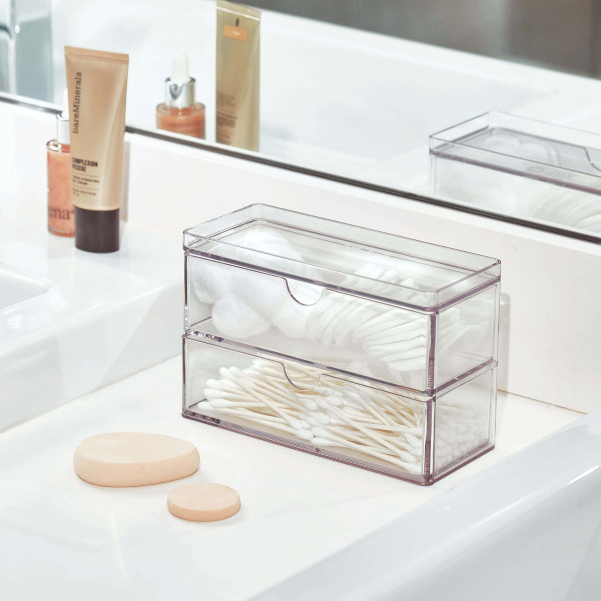 iDesign x The Home Edit – Mini organizer with 2 drawers – – detail view 6