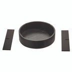 iDesign x The Home Edit – Wooden divided Lazy Susan black – – detail view 2