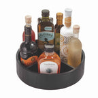 iDesign x The Home Edit – Wooden divided Lazy Susan black – – detail view 4