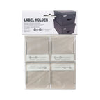 Bigso Box of Sweden – Holder for label – large (Set of 4) – detail view 2