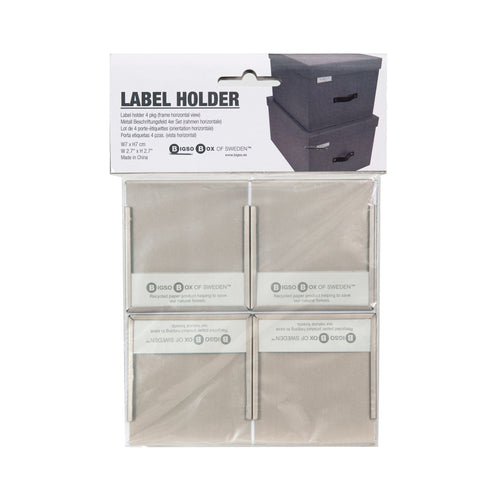 Bigso Box of Sweden – Holder for label – large (Set of 4) – detail view 2