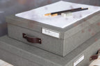 Bigso Box of Sweden – Holder for label – horizontal (Set – detail view 4