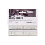 Bigso Box of Sweden – Holder for label – horizontal (Set – detail view 2
