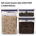 OXO – POP Good Grips Container Set of 3 – rectangle