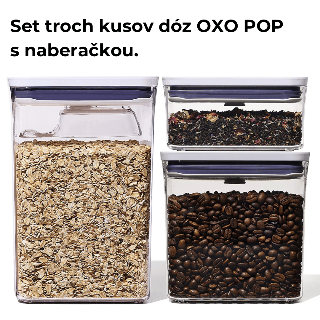 OXO – POP Good Grips Container Set of 3 – rectangle