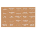 Tidies – 280 labels for spice jars – SK – detail view 2