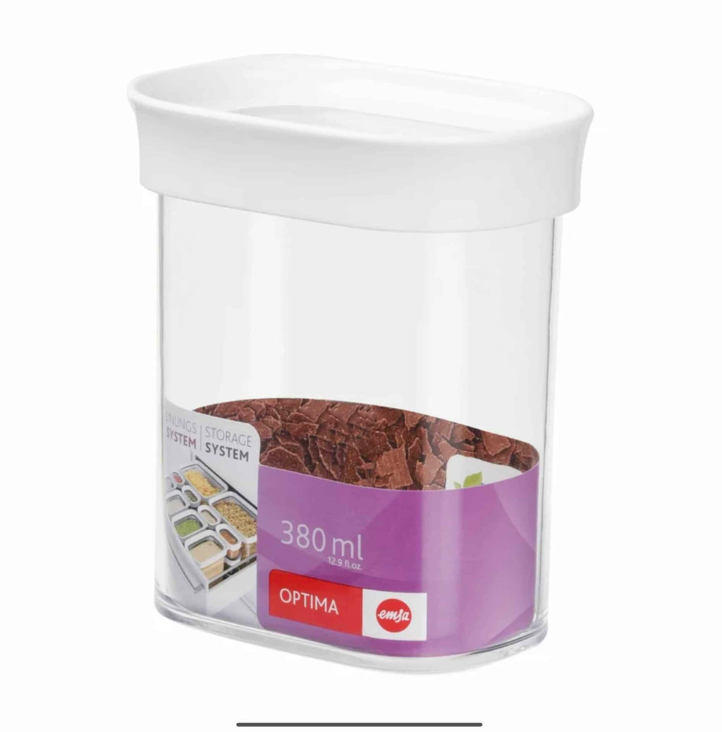 Emsa – Dry Food Container OPTIMA, rectangular, tall, 0.38 L