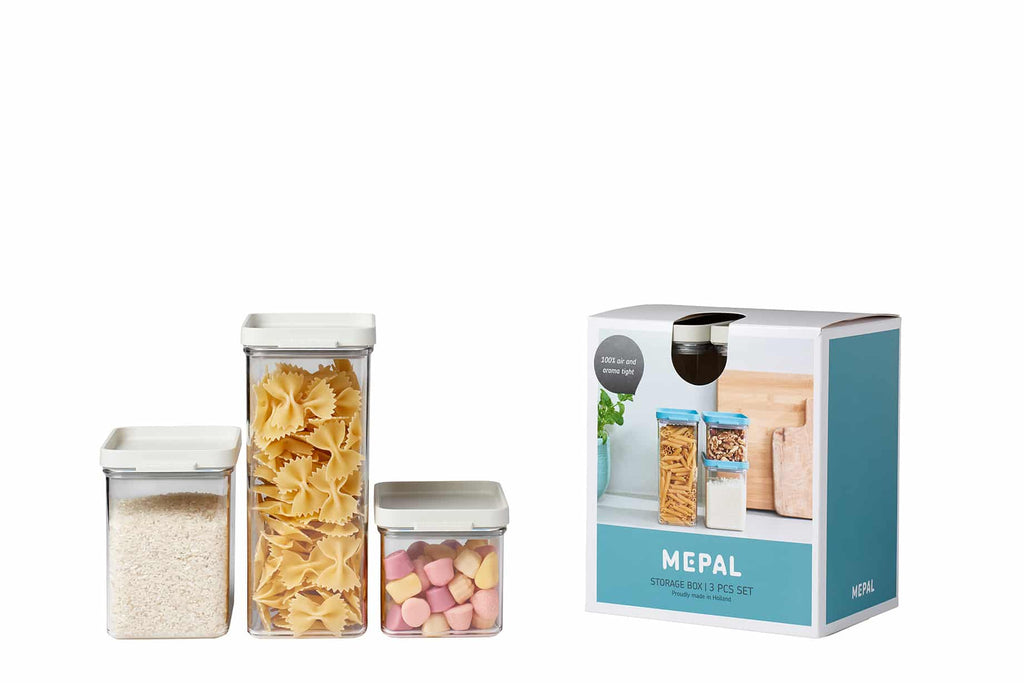 Mepal – Food Container Set OMNIA – 0.7 L / 1.1 L and 2.0 L – detail view 2