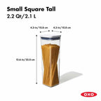 OXO – POP Good Grips Container 2.1 L – small square – detail view 2