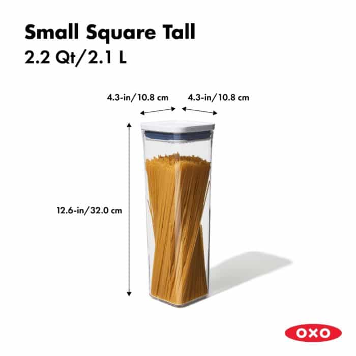 OXO – POP Good Grips Container 2.1 L – small square – detail view 2
