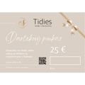 Tidies – Gift Voucher – €25