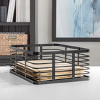 iDesign – Carson steel basket 40 x 30 x 15 – black – 25934 – detail view 13