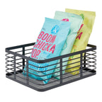 iDesign – Carson steel basket 40 x 30 x 15 – black – 25934 – detail view 9