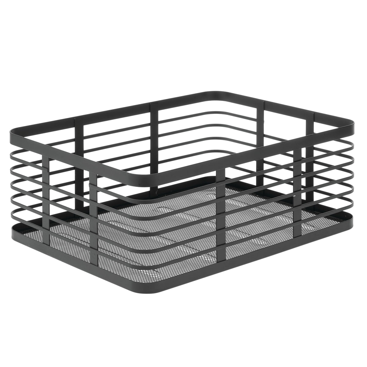 iDesign – Carson steel basket 40 x 30 x 15 – black – 25934