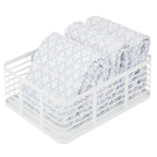 iDesign – Carson steel basket 40 x 30 x 15 – white – 25935 – detail view 3