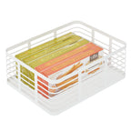 iDesign – Carson steel basket 40 x 30 x 15 – white – 25935 – detail view 6