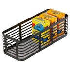 iDesign – Carson steel basket 40 x 15 x 13 – black – 25936 – detail view 4