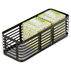 iDesign – Carson steel basket 40 x 15 x 13 – black – 25936 – detail view 7