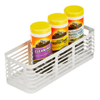 iDesign – Carson steel basket 40 x 15 x 13 – white – 25937 – detail view 6
