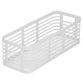 iDesign – Carson steel basket 40 x 15 x 13 – white – 25937