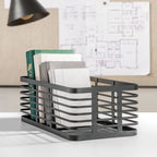 iDesign – Carson steel basket 40 x 23 x 15 – black – 25938 – detail view 10