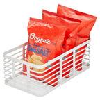 iDesign – Carson steel basket 40 x 23 x 15 – white – 25939 – detail view 6