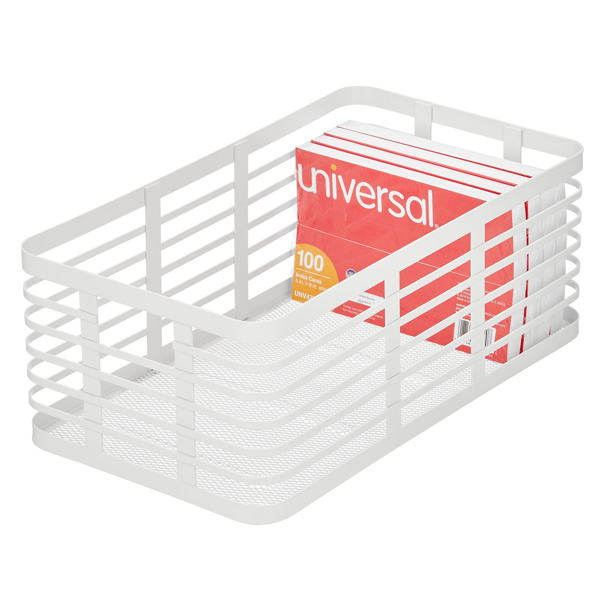 iDesign – Carson steel basket 40 x 23 x 15 – white – 25939 – detail view 5