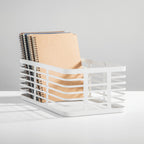 iDesign – Carson steel basket 40 x 23 x 15 – white – 25939 – detail view 7