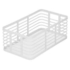 iDesign – Carson steel basket 40 x 23 x 15 – white – 25939