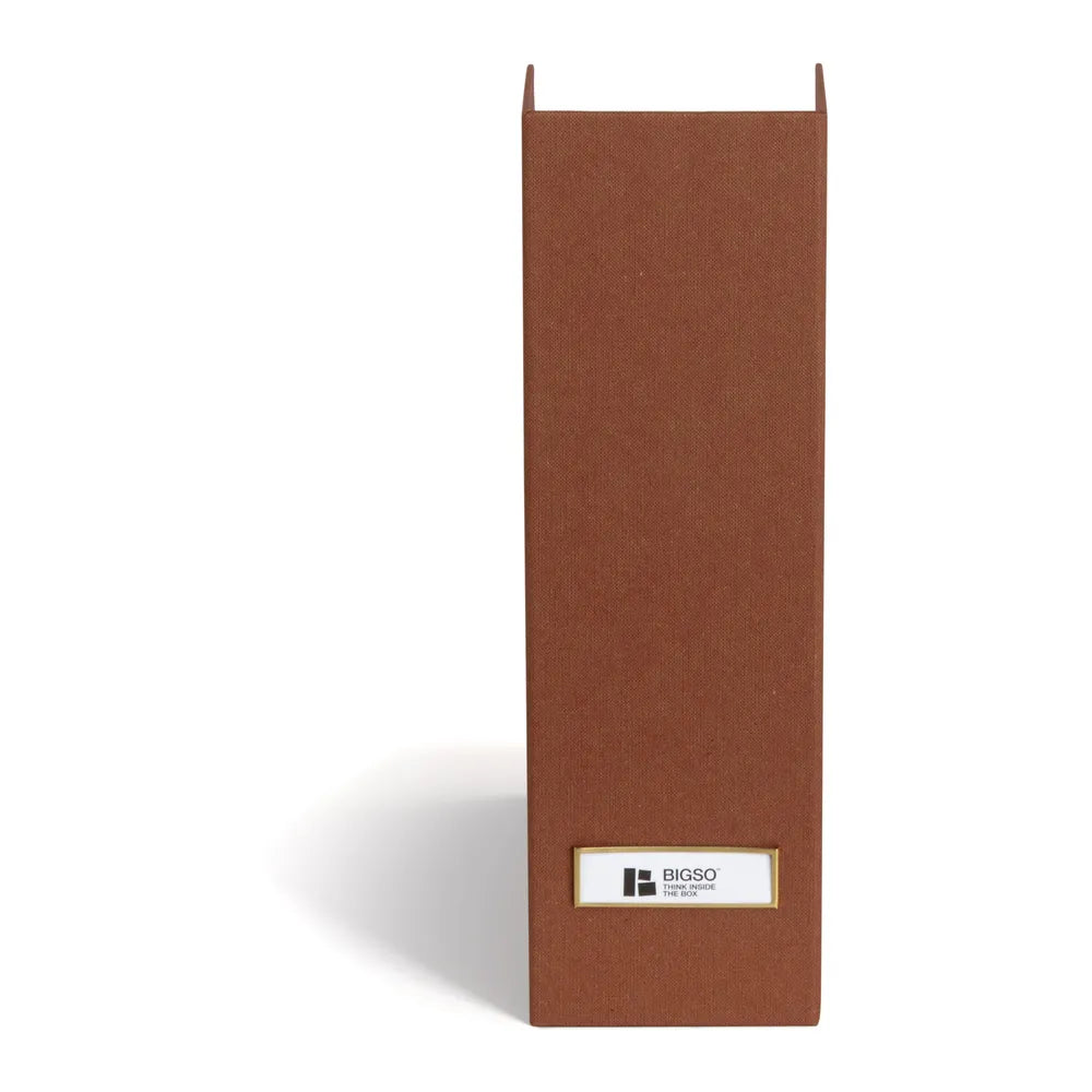 Bigso Box of Sweden – VIKTORIA – document organizer – sienna – detail view 3