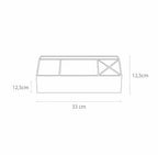 Bigso Box of Sweden – Elisa – desk organizer – linen – detail view 2