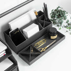 Bigso Box of Sweden – Elisa – desk organizer – dark grey – detail view 4