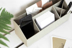 Bigso Box of Sweden – Elisa – desk organizer – linen – detail view 5