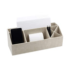 Bigso Box of Sweden – Elisa – desk organizer – linen – detail view 3