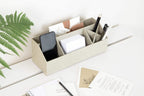 Bigso Box of Sweden – Elisa – desk organizer – linen – detail view 4