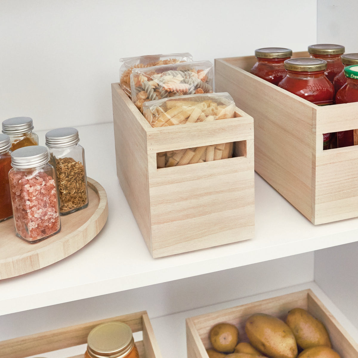 iDesign – ECO WOOD – storage box narrow – 33590EU – detail view 3