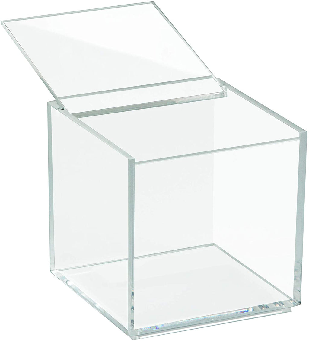 iDesign – Organizer box with Lid Clarity – 10.2x10.2x10.2 –