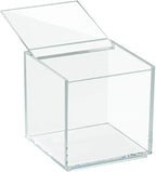 iDesign – Organizer box with Lid Clarity – 10.2x10.2x10.2 –