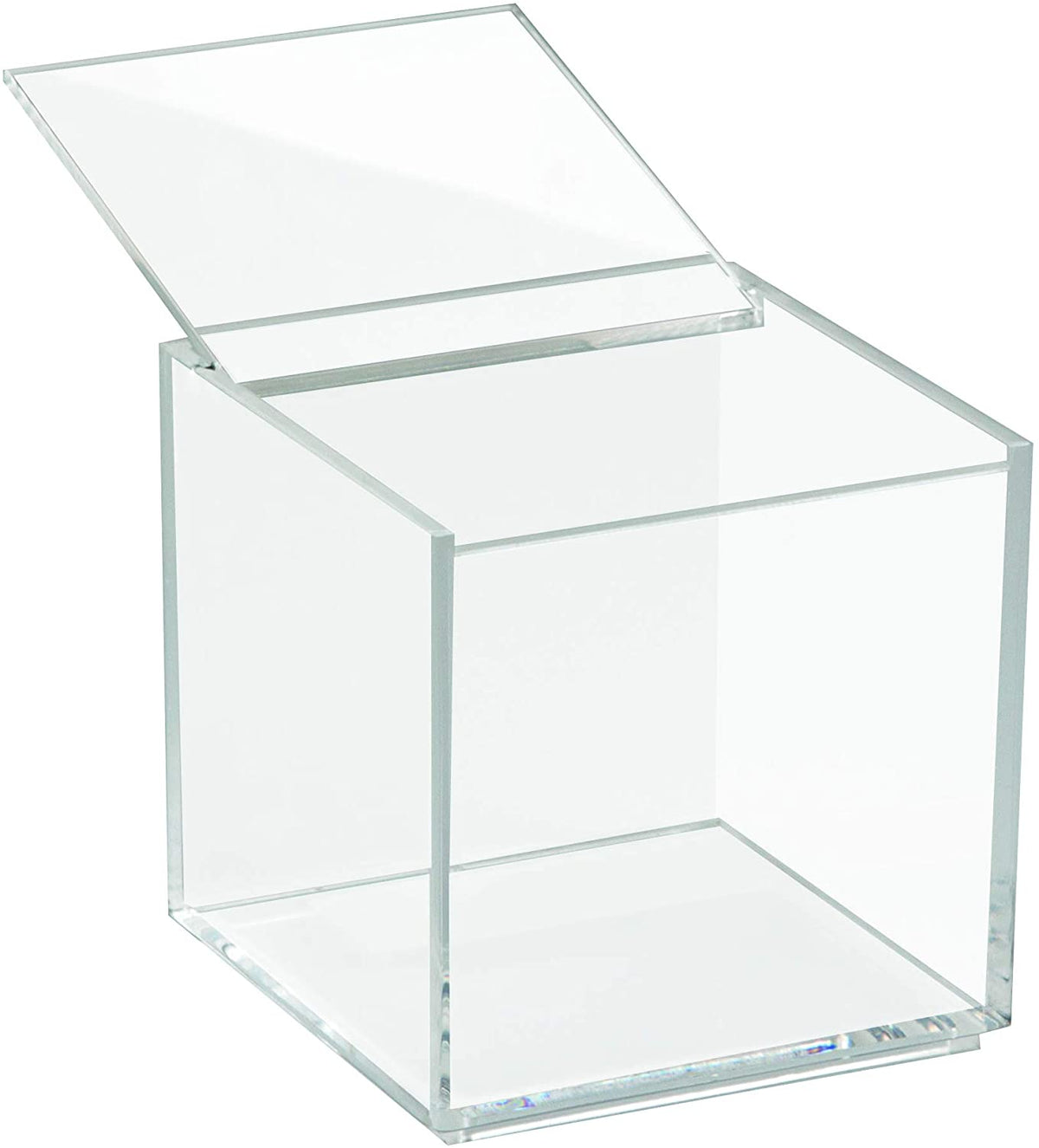 iDesign – Organizer box with Lid Clarity – 10.2x10.2x10.2 –
