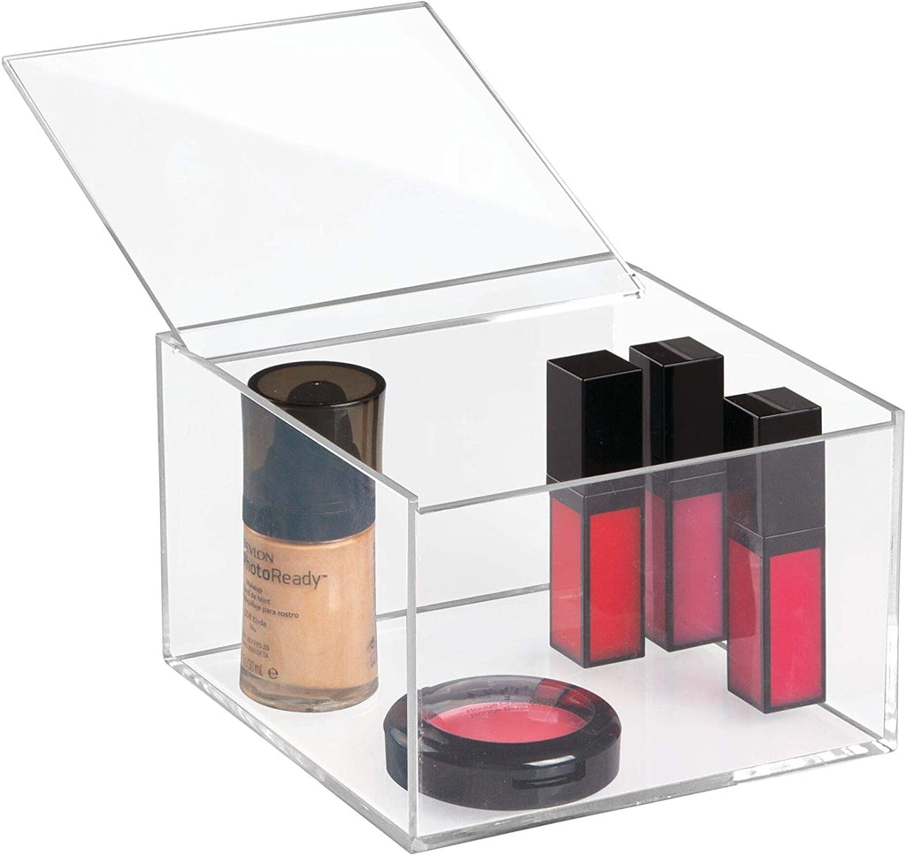 iDesign – Organizer box with Lid Clarity – 15.2x15.2x10.2 – – detail view 6